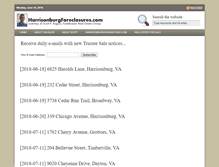 Tablet Screenshot of harrisonburgforeclosures.com